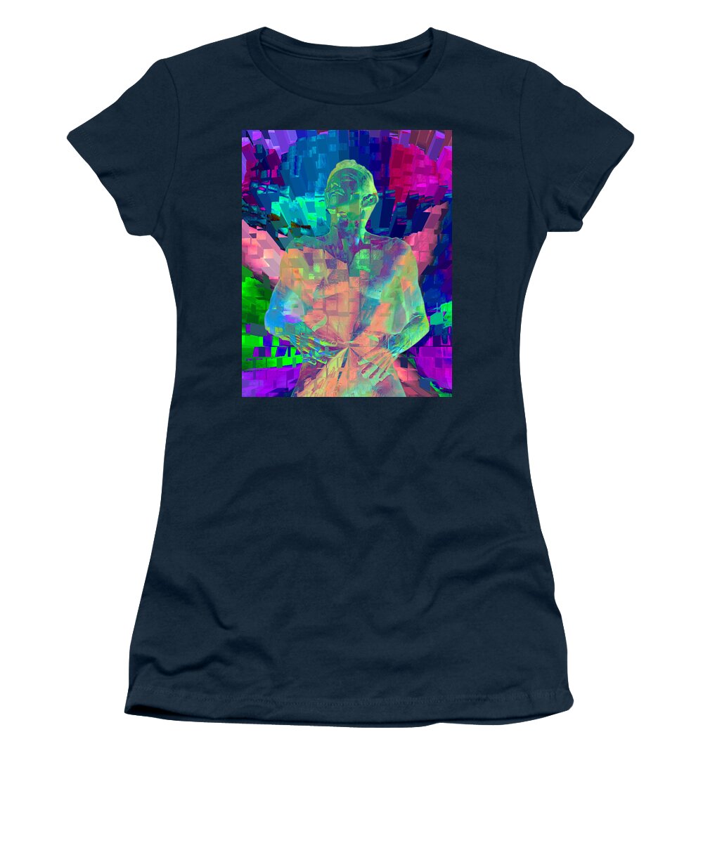 Nudes Women's T-Shirt featuring the photograph Empowered by Kurt Van Wagner