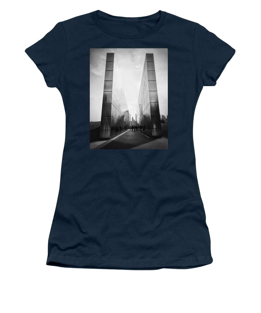 Empty Sky Memorial Women's T-Shirt featuring the photograph Empty Sky Memorial by Montez Kerr