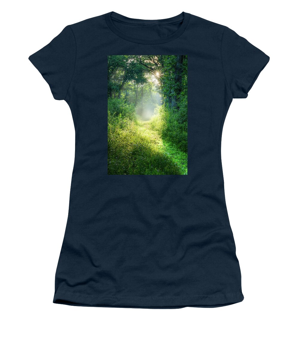 Path Women's T-Shirt featuring the photograph Enchanting by Brad Bellisle