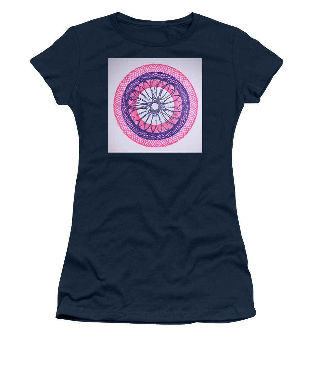 Energy Women's T-Shirt featuring the drawing Energetic Portal #3 by Steve Sommers
