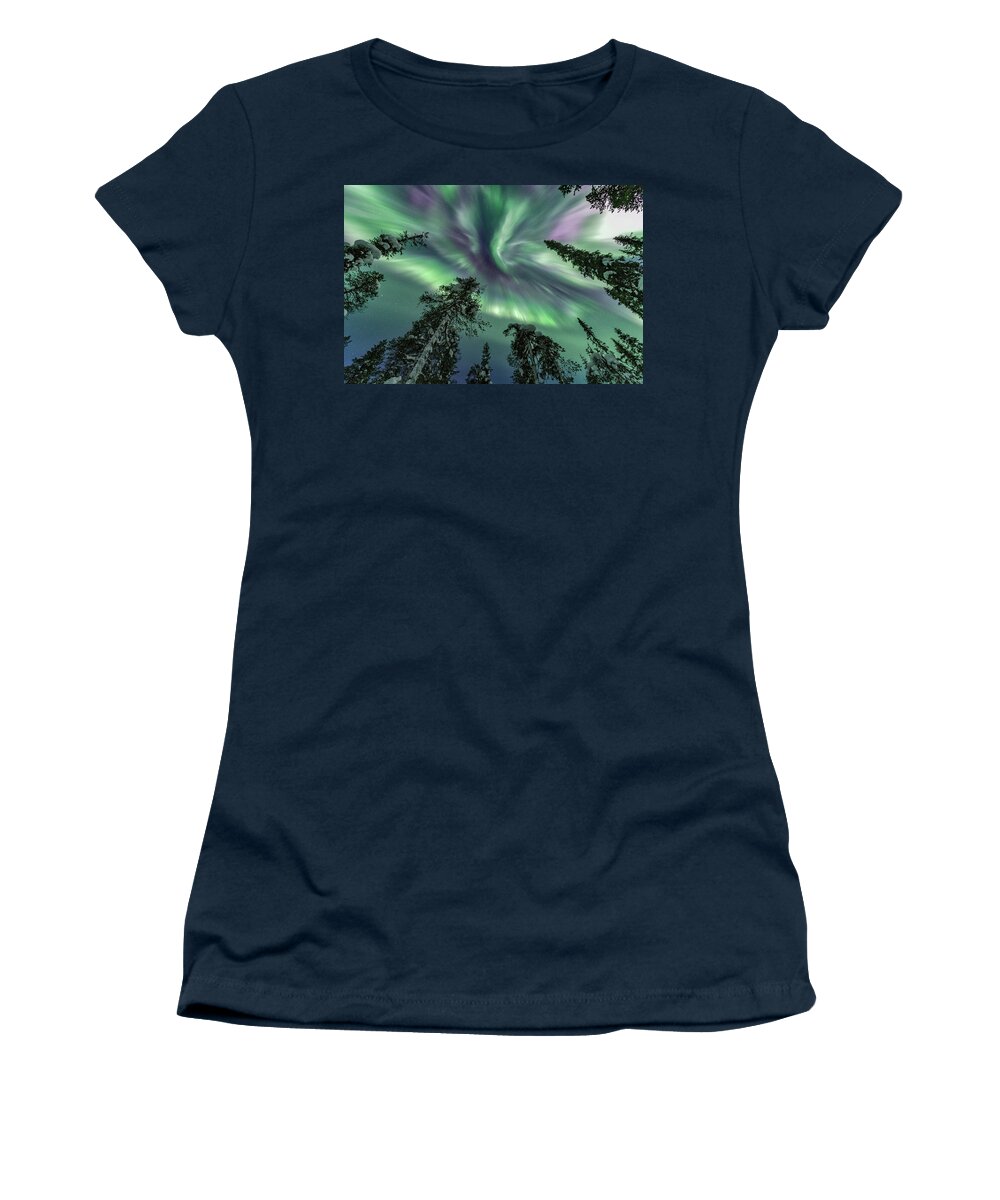 Finland Women's T-Shirt featuring the photograph Enlightening by Thomas Kast