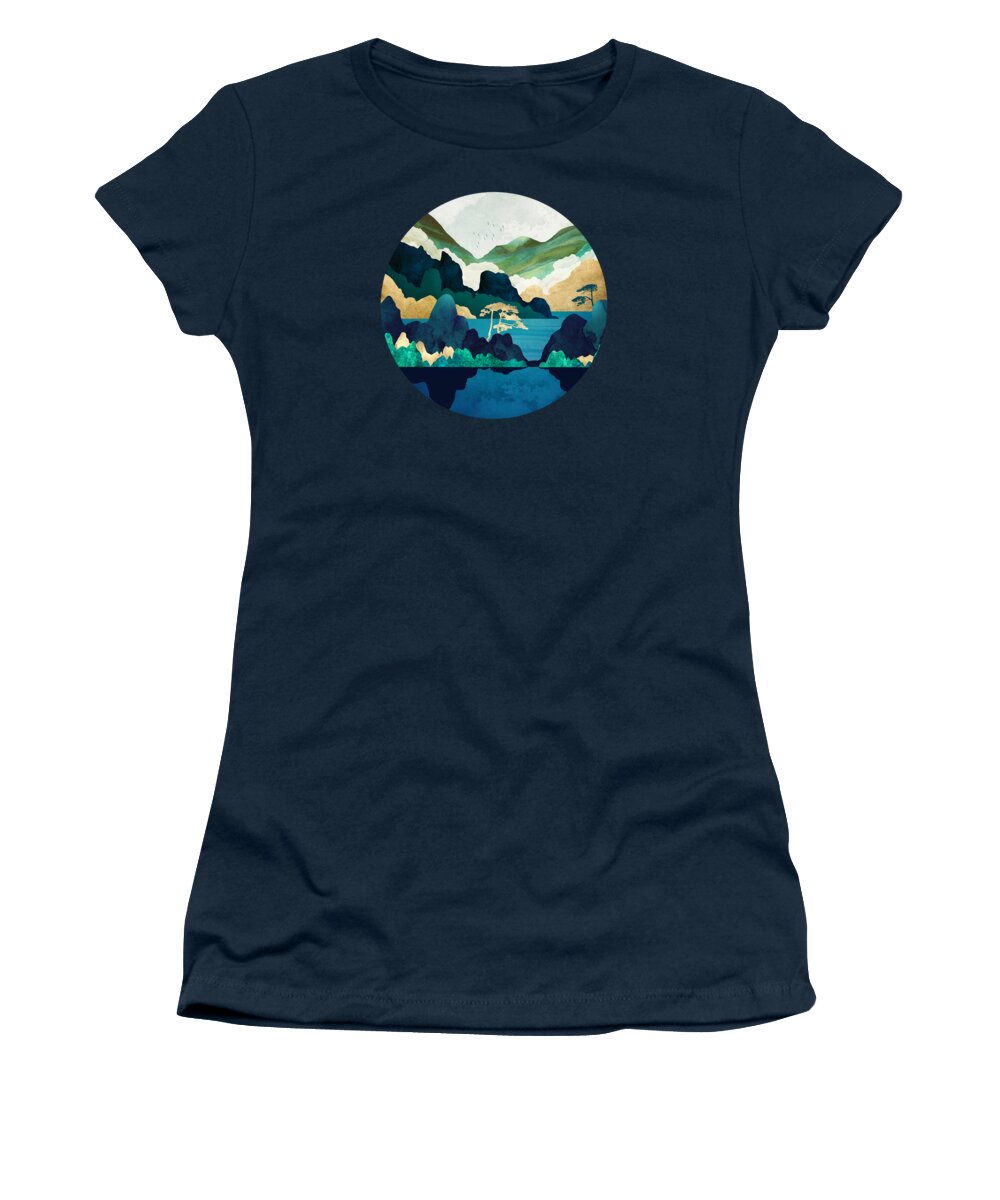 Digital Women's T-Shirt featuring the digital art Escape by Spacefrog Designs