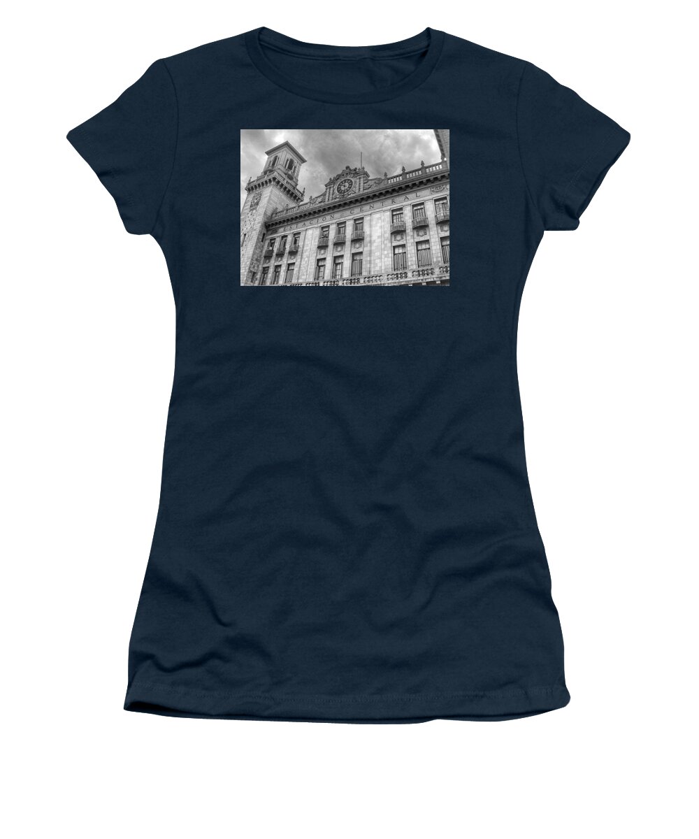La Habana Women's T-Shirt featuring the photograph Estacion Central - La Habana by Carlos Alkmin