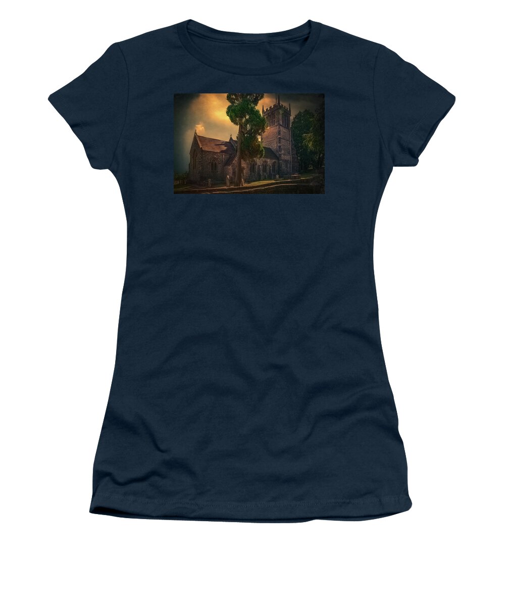 Church Women's T-Shirt featuring the photograph Eventide by Chris Lord