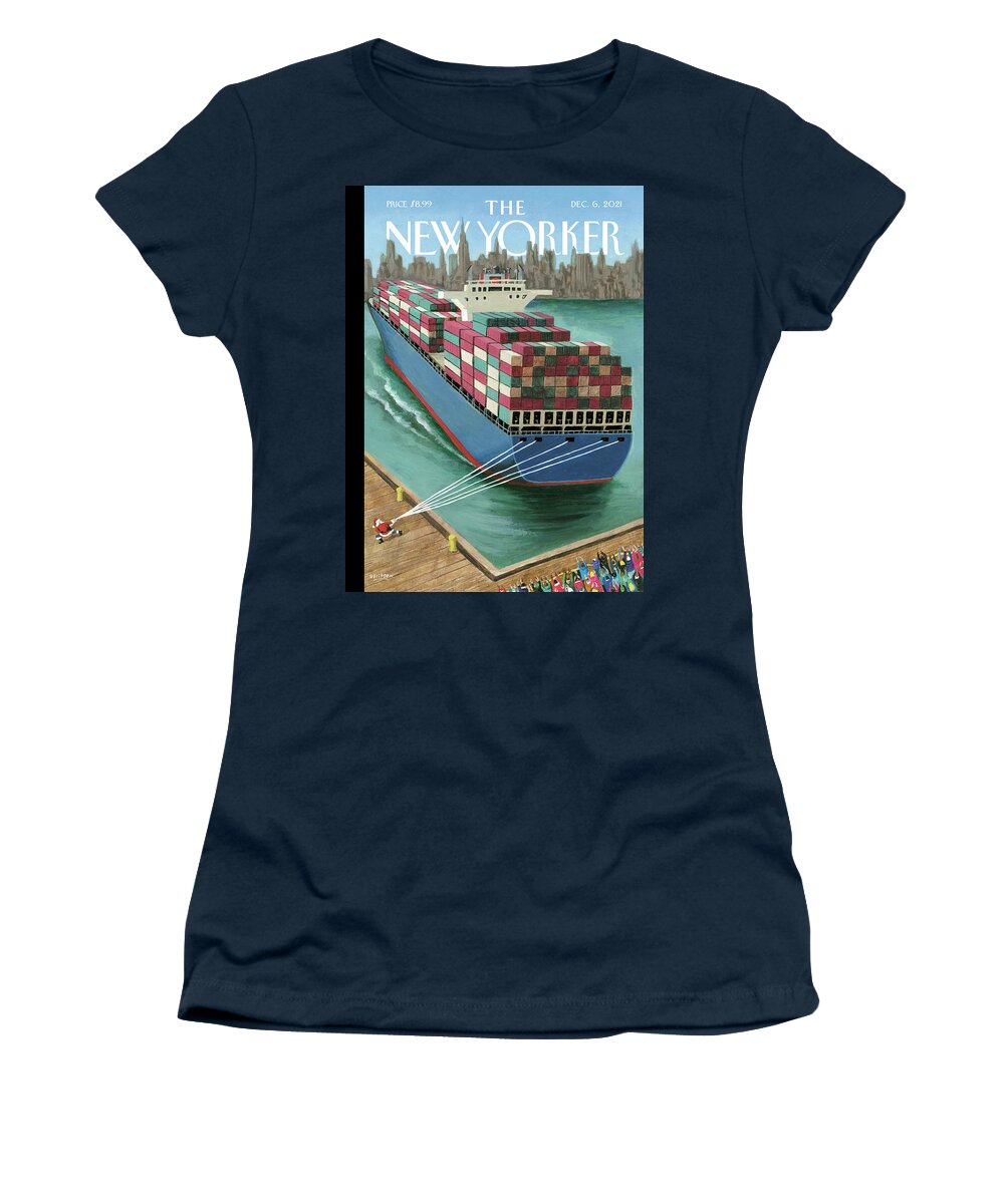 Christmas Women's T-Shirt featuring the painting Ever Giving by Mark Ulriksen