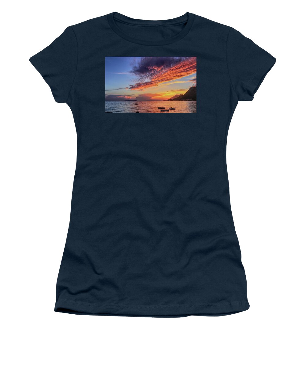 Canyon Women's T-Shirt featuring the photograph Fairy-tale sunset by Vaclav Sonnek