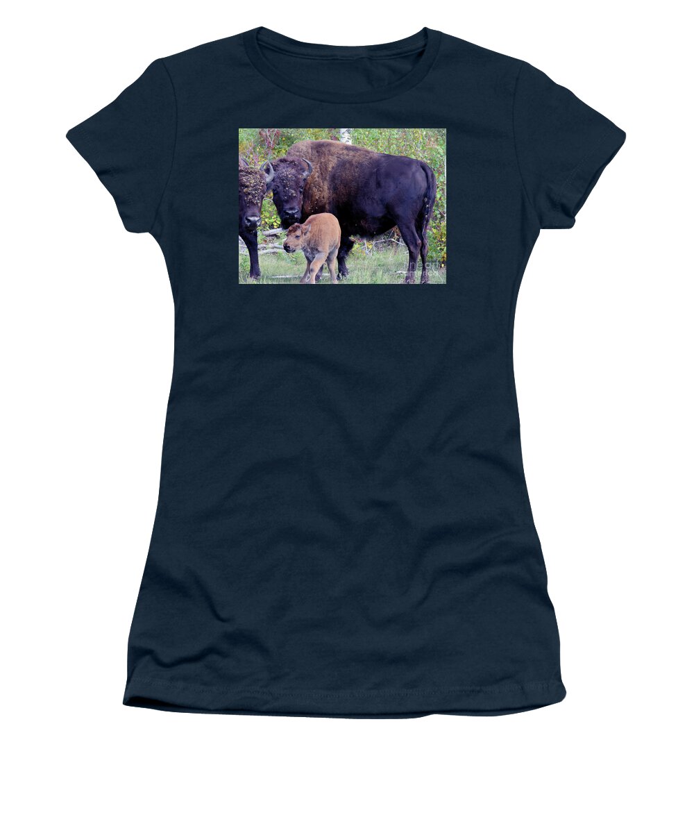 Canada Women's T-Shirt featuring the photograph Familia by Mary Mikawoz