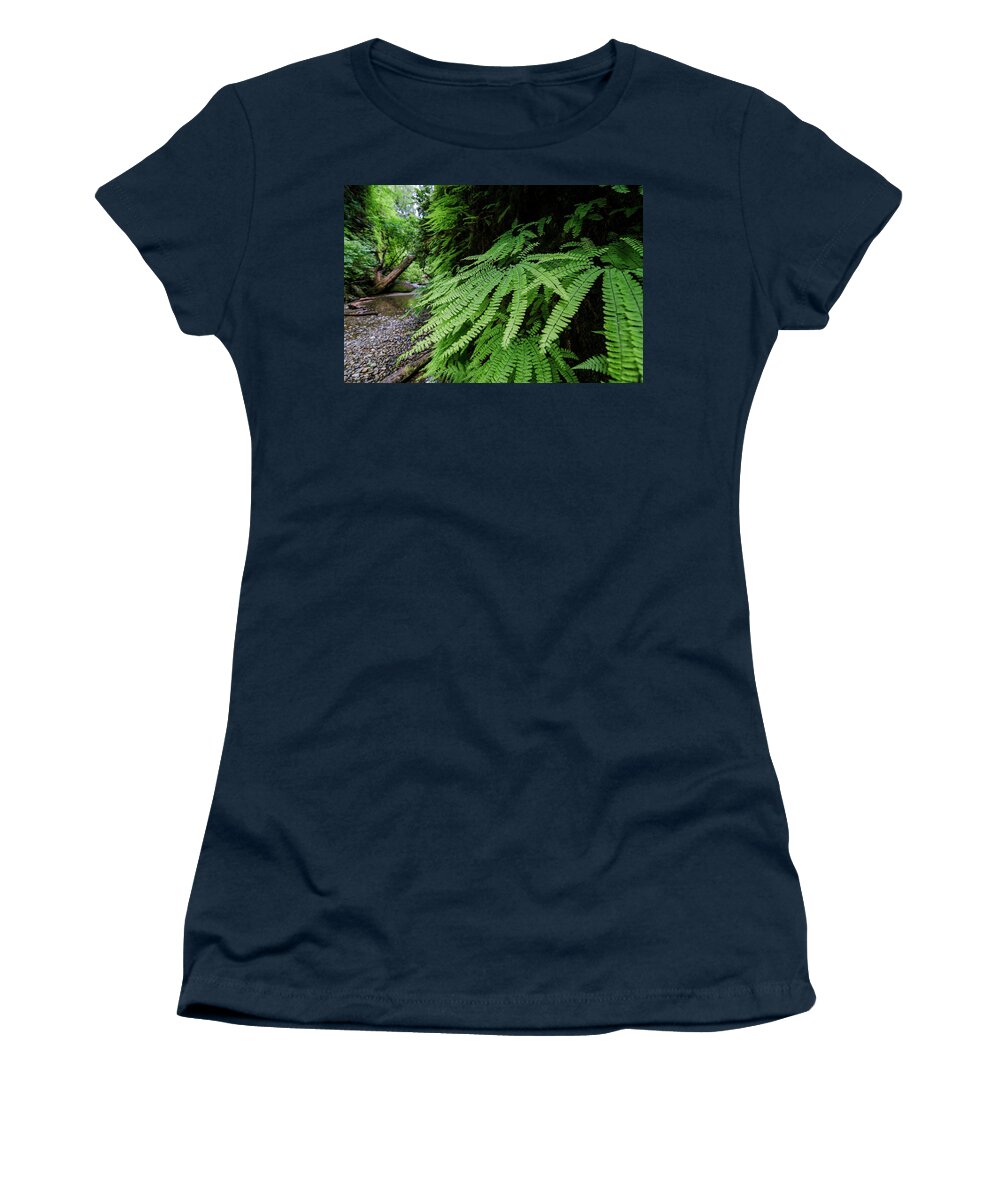 Fern Women's T-Shirt featuring the photograph Fern Perfection by Margaret Pitcher