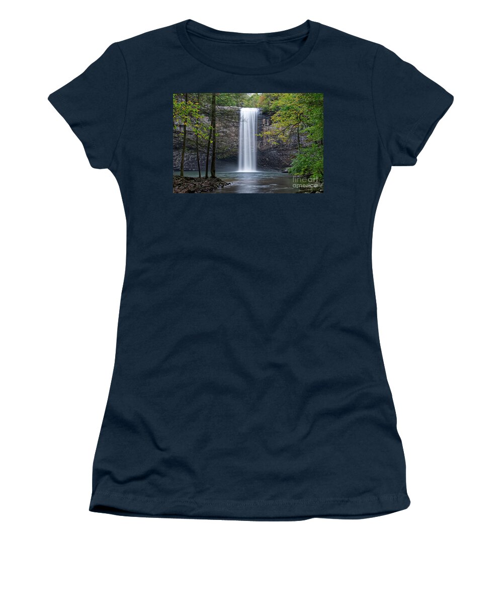Foster Falls Women's T-Shirt featuring the photograph Foster Falls 14 by Phil Perkins