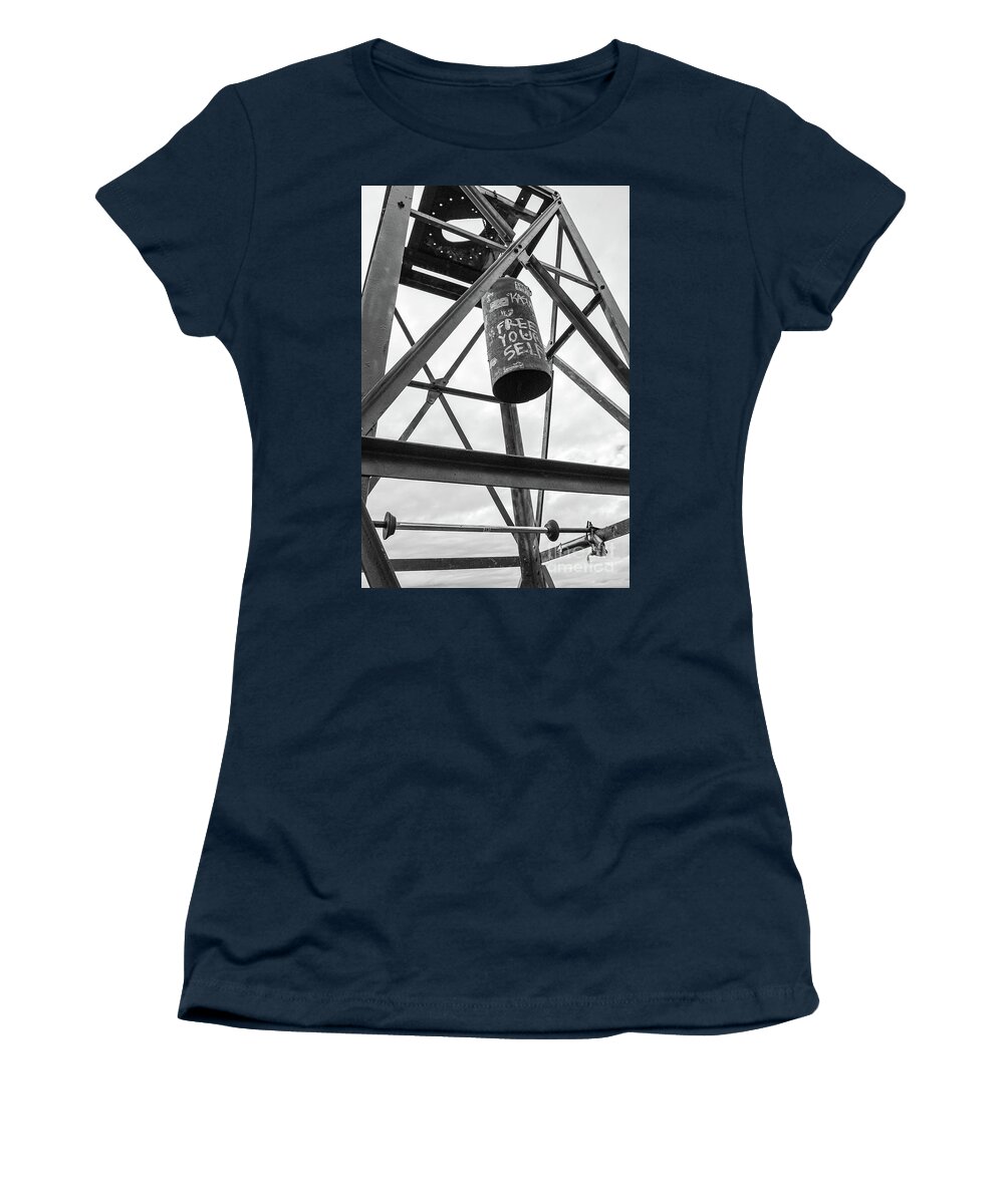 Black And White Women's T-Shirt featuring the photograph Free Yourself by Paul Foutz