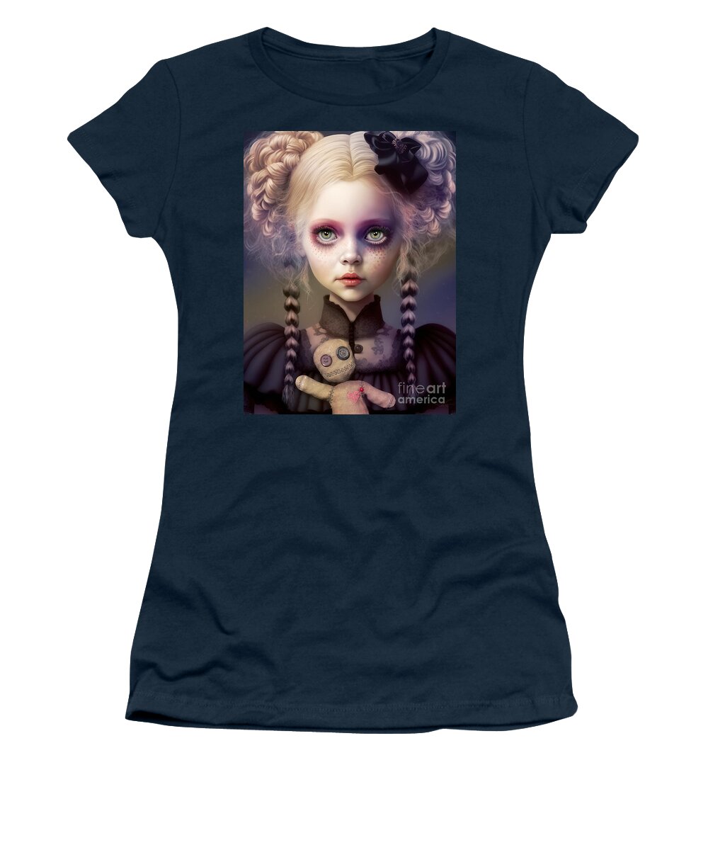 Friday's Child Women's T-Shirt featuring the digital art Fridays Child by Shanina Conway