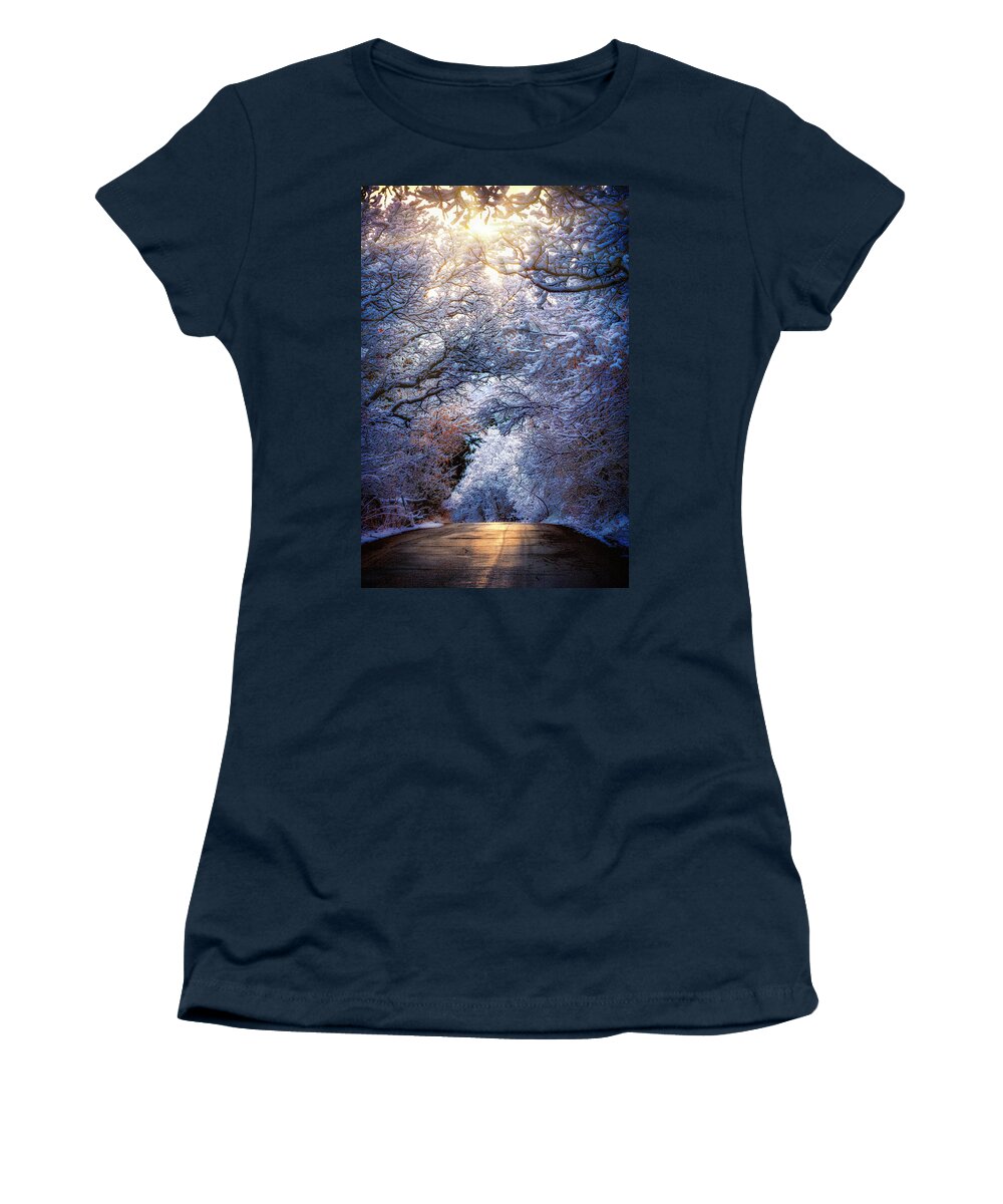 Frost Women's T-Shirt featuring the photograph Frosty Morning by Michael Ash
