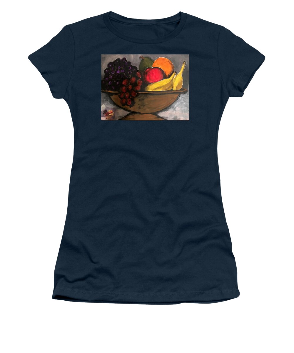  Women's T-Shirt featuring the pastel Fruit 2 by Angie ONeal