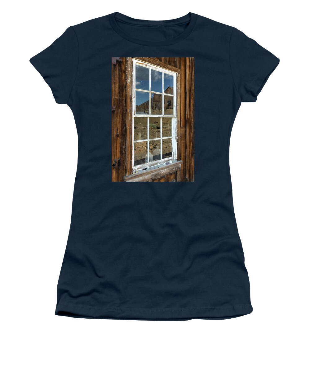 Nevada Women's T-Shirt featuring the photograph Ghost Town Reflection by James Marvin Phelps