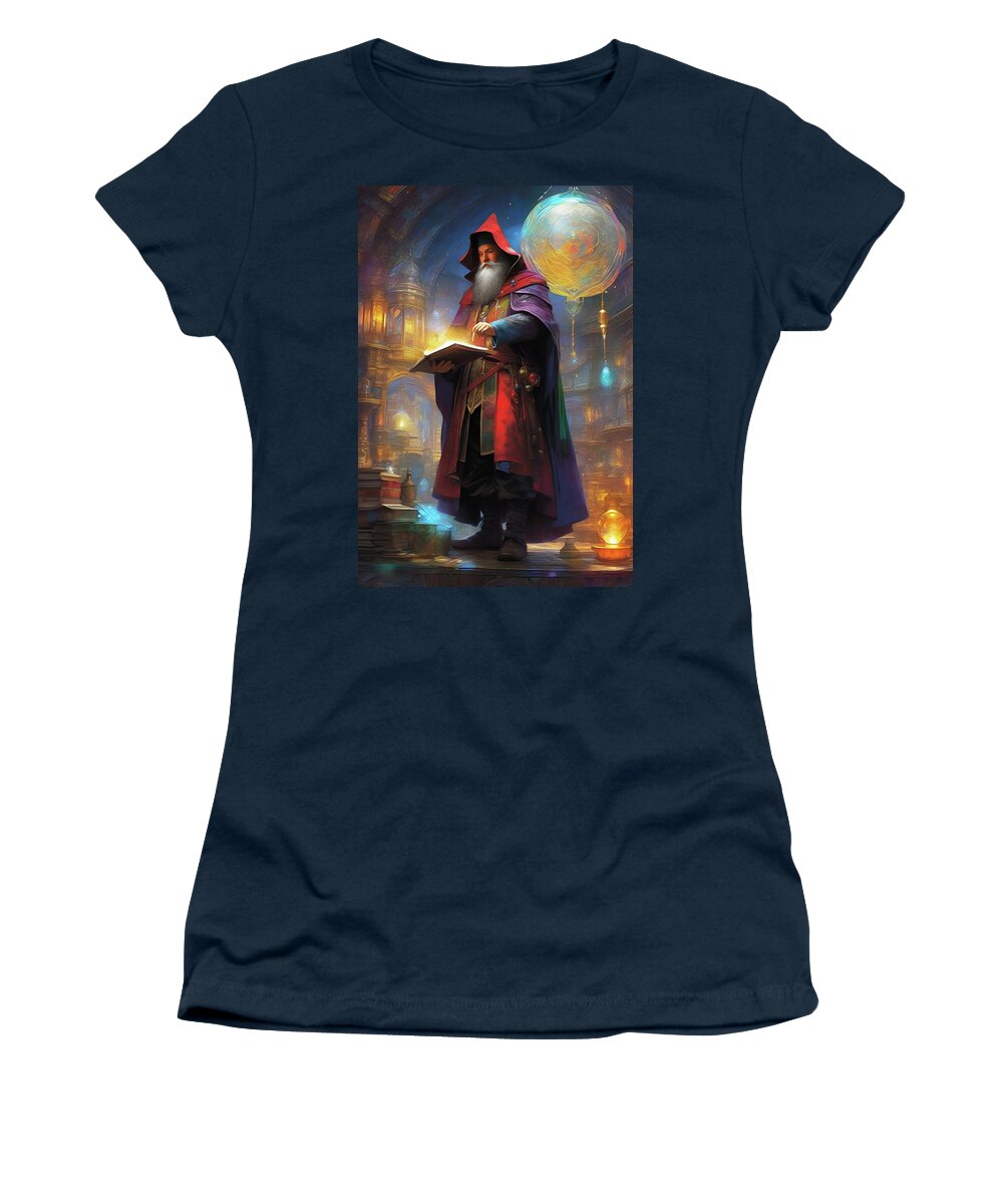Magic Women's T-Shirt featuring the digital art Gog Xi by Jeff Malderez
