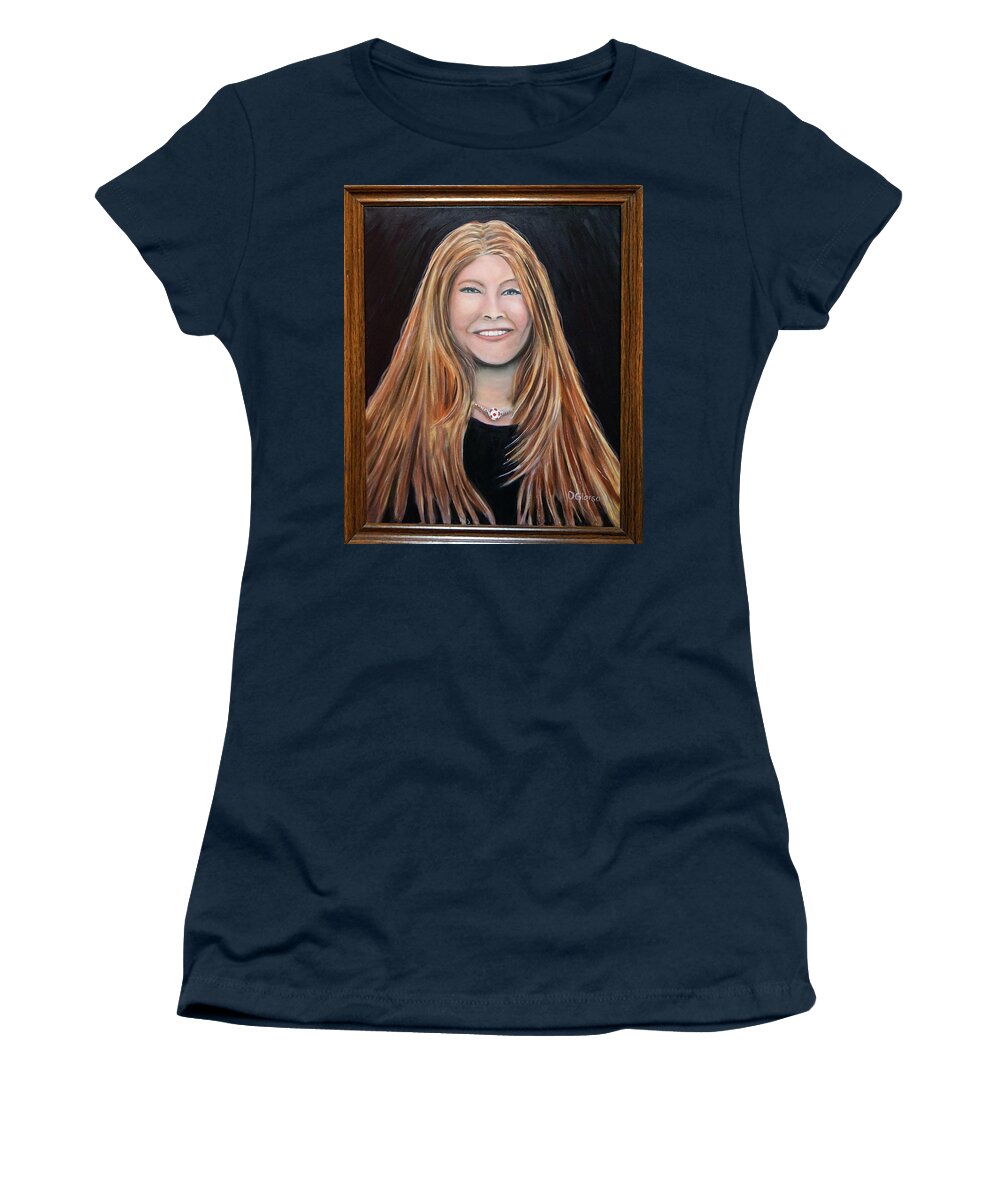 Grace Women's T-Shirt featuring the painting Grace by Dean Glorso