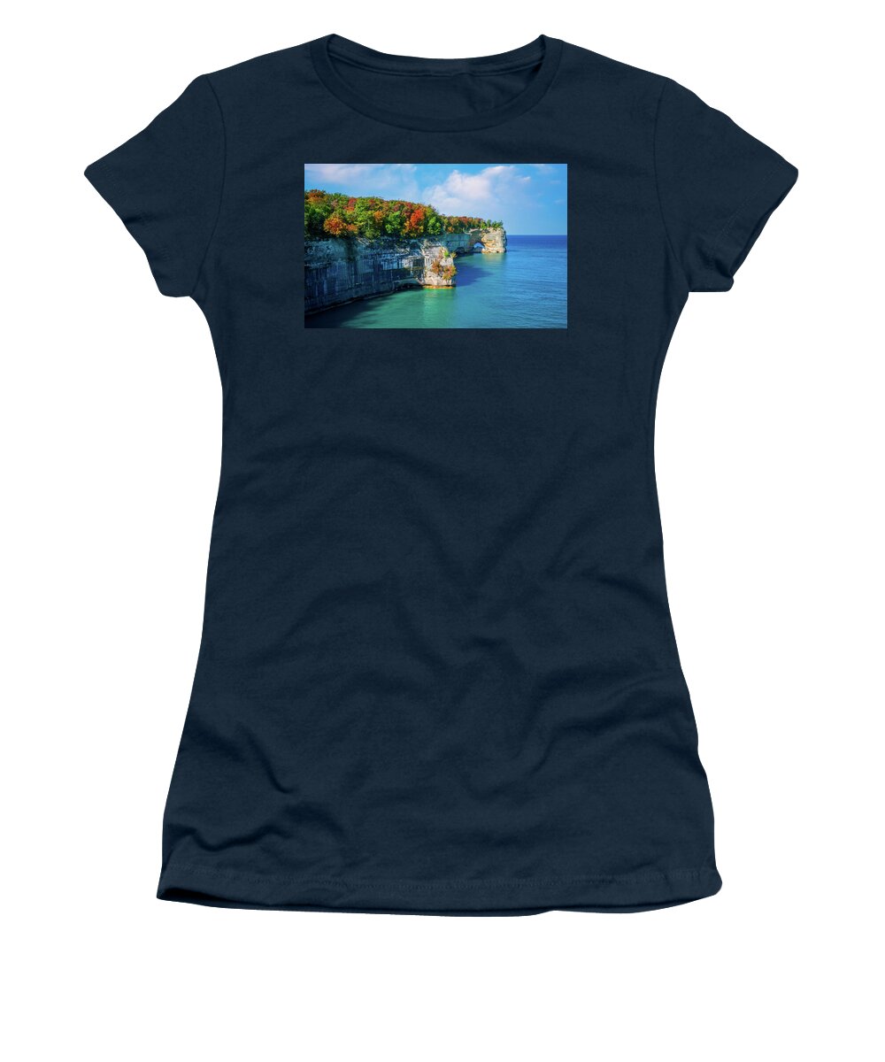 Grand Portal Point Women's T-Shirt featuring the digital art Grand Portal Point by Kevin McClish