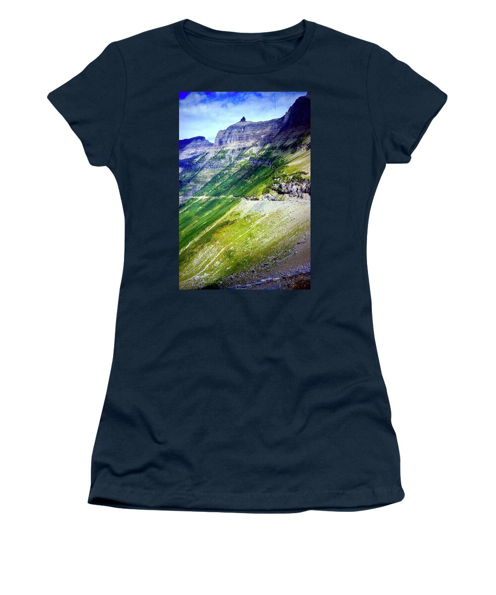  Women's T-Shirt featuring the photograph Green Layer by Gordon James