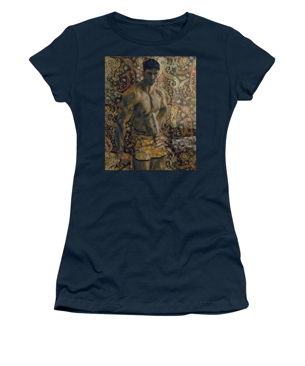 Sexy Women's T-Shirt featuring the digital art Harry M by Richard Laeton
