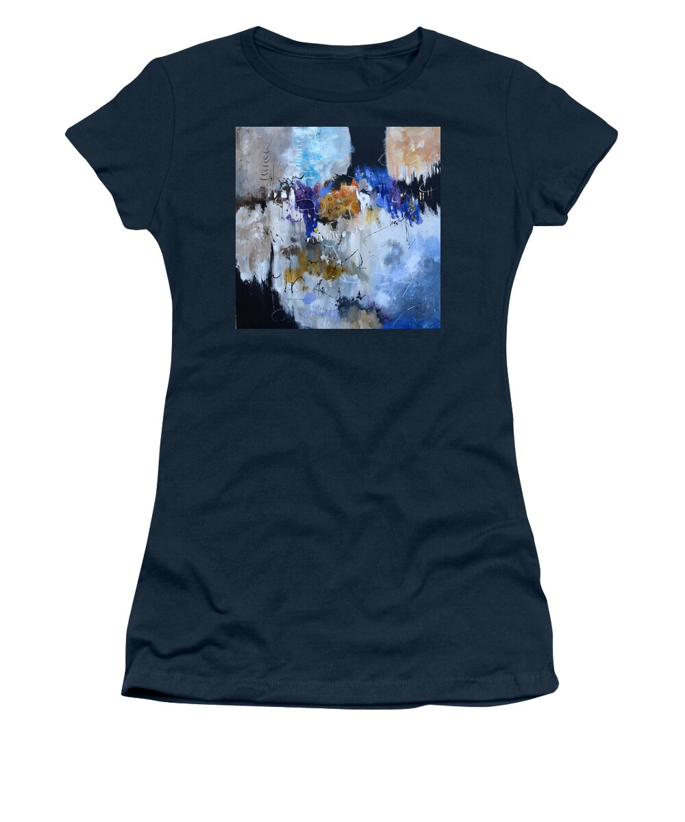 Abstract Women's T-Shirt featuring the painting Healing concoction by Pol Ledent