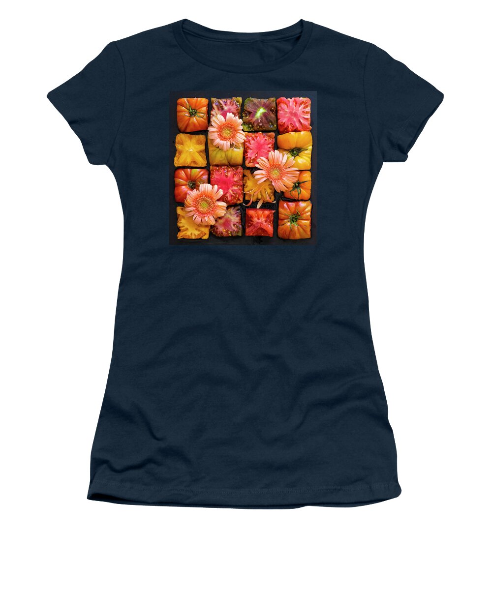 Heirloom Grid Women's T-Shirt featuring the photograph Heirloom Grid by Sarah Phillips