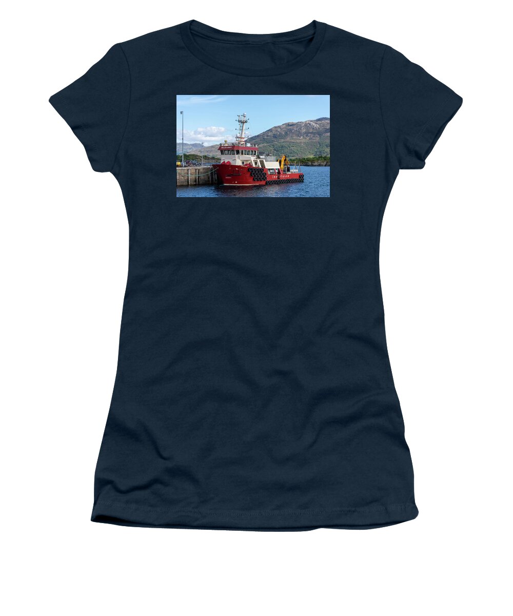 Ullapool Women's T-Shirt featuring the photograph Helen Mary by Steev Stamford
