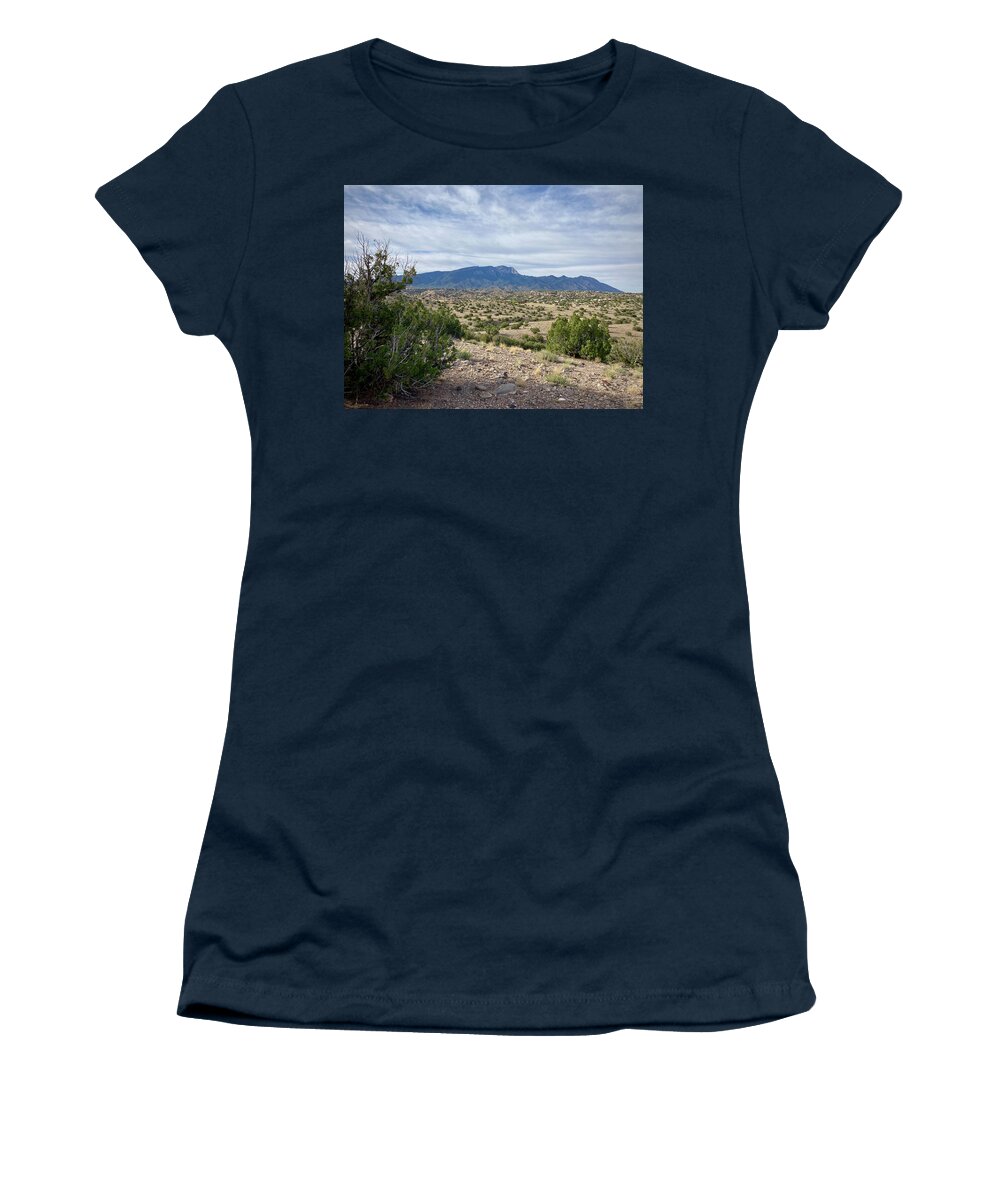 Scenic Women's T-Shirt featuring the photograph High Desert Morning New Mexico by Mary Lee Dereske