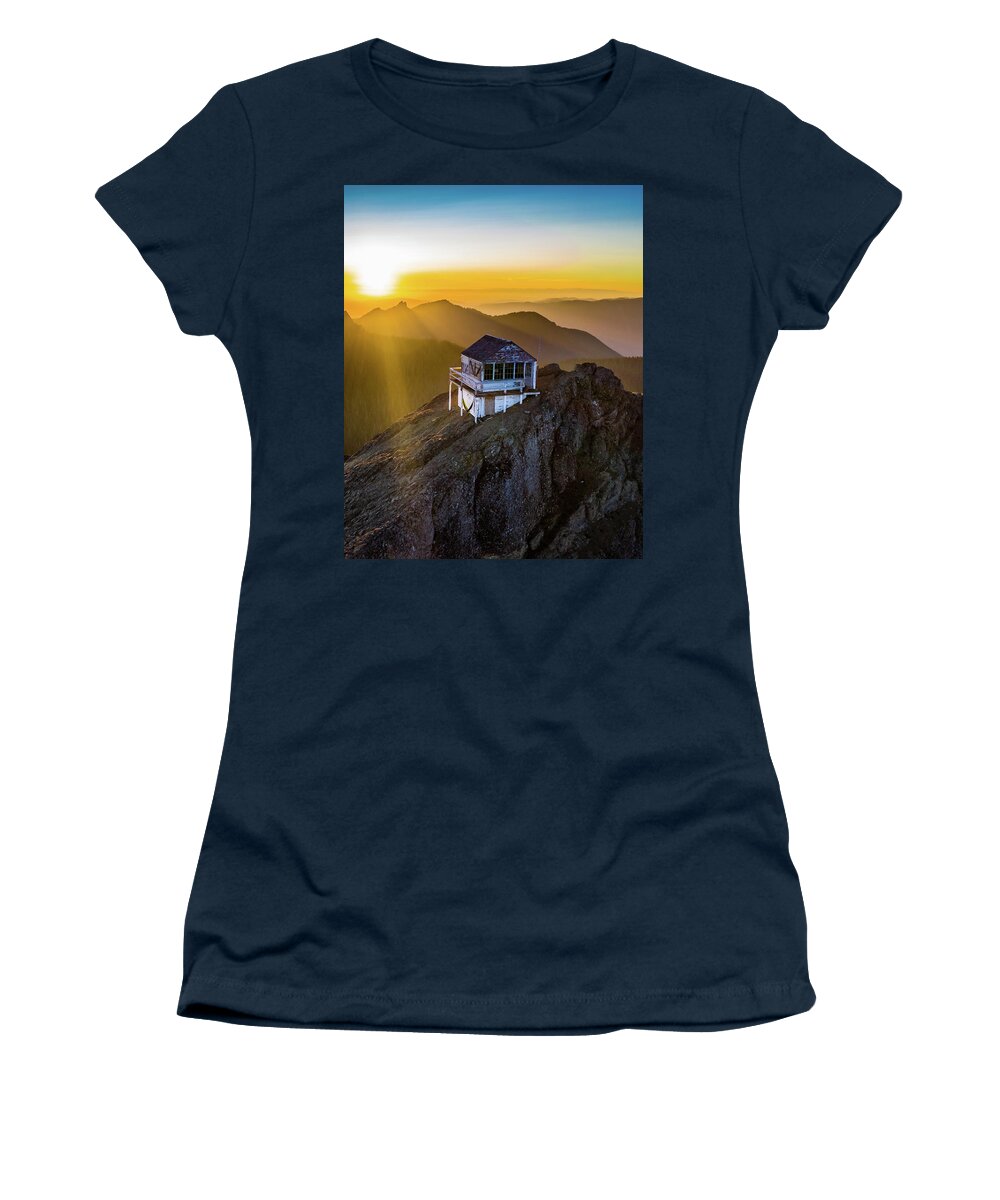 High Rock Women's T-Shirt featuring the photograph High Rock Summer by Clinton Ward