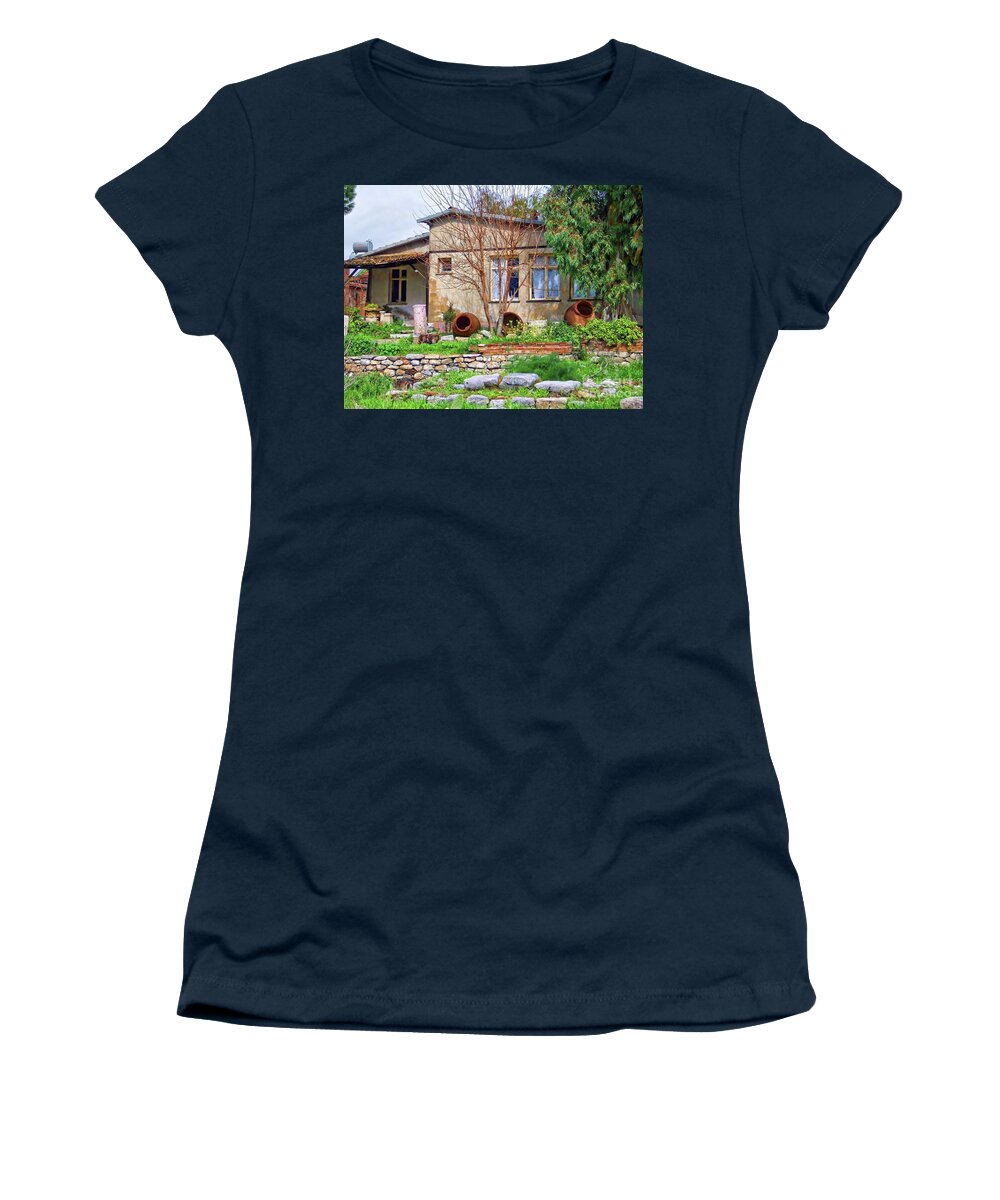 Greece Women's T-Shirt featuring the photograph Home in Greece by Roberta Byram
