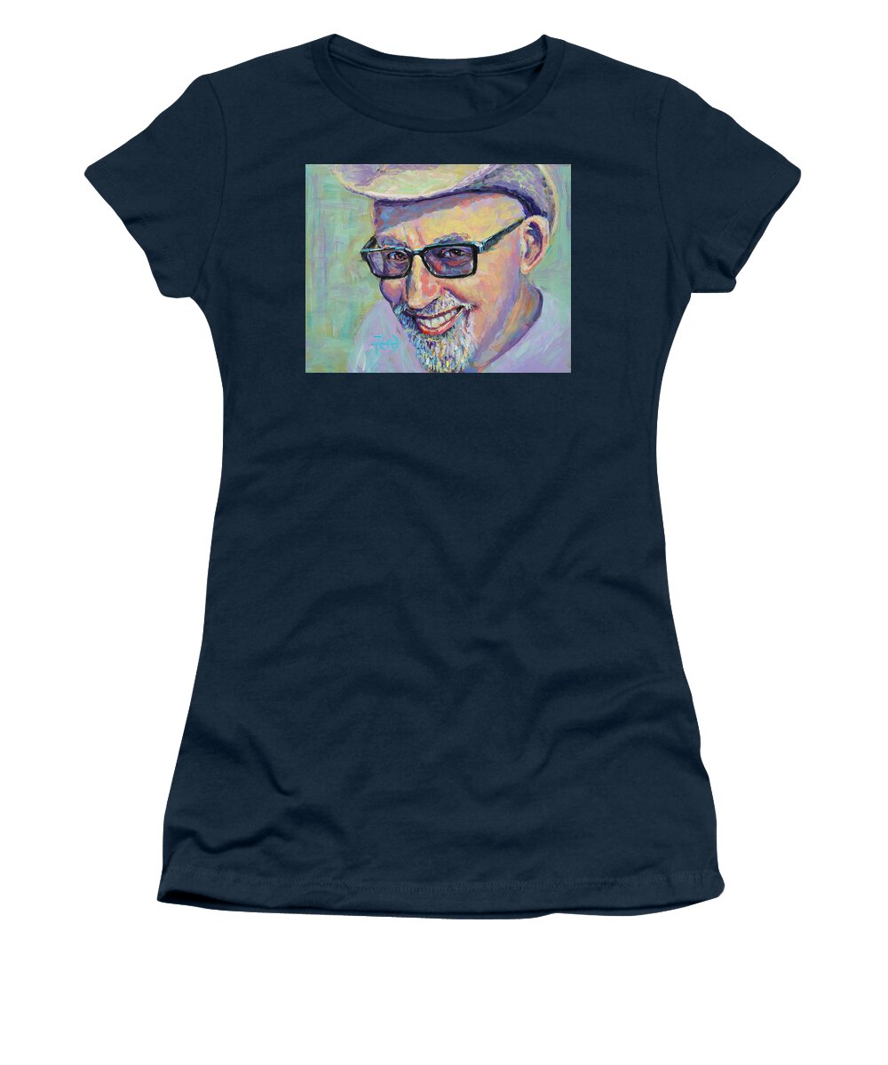 Art Women's T-Shirt featuring the painting I Never Have Any Fun at All by Robert FERD Frank