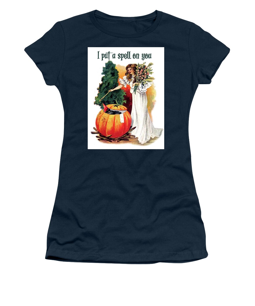 Witch Women's T-Shirt featuring the digital art I Put a Spell on You by Long Shot
