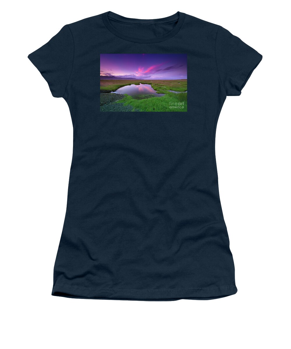 Iceland Women's T-Shirt featuring the photograph Icelandic Hues by Marco Crupi
