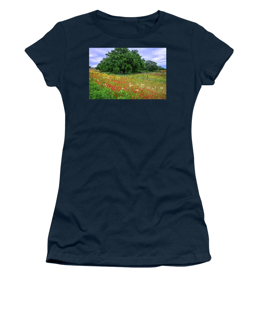 Texas Wildflowers Women's T-Shirt featuring the photograph Indescribable by Lynn Bauer