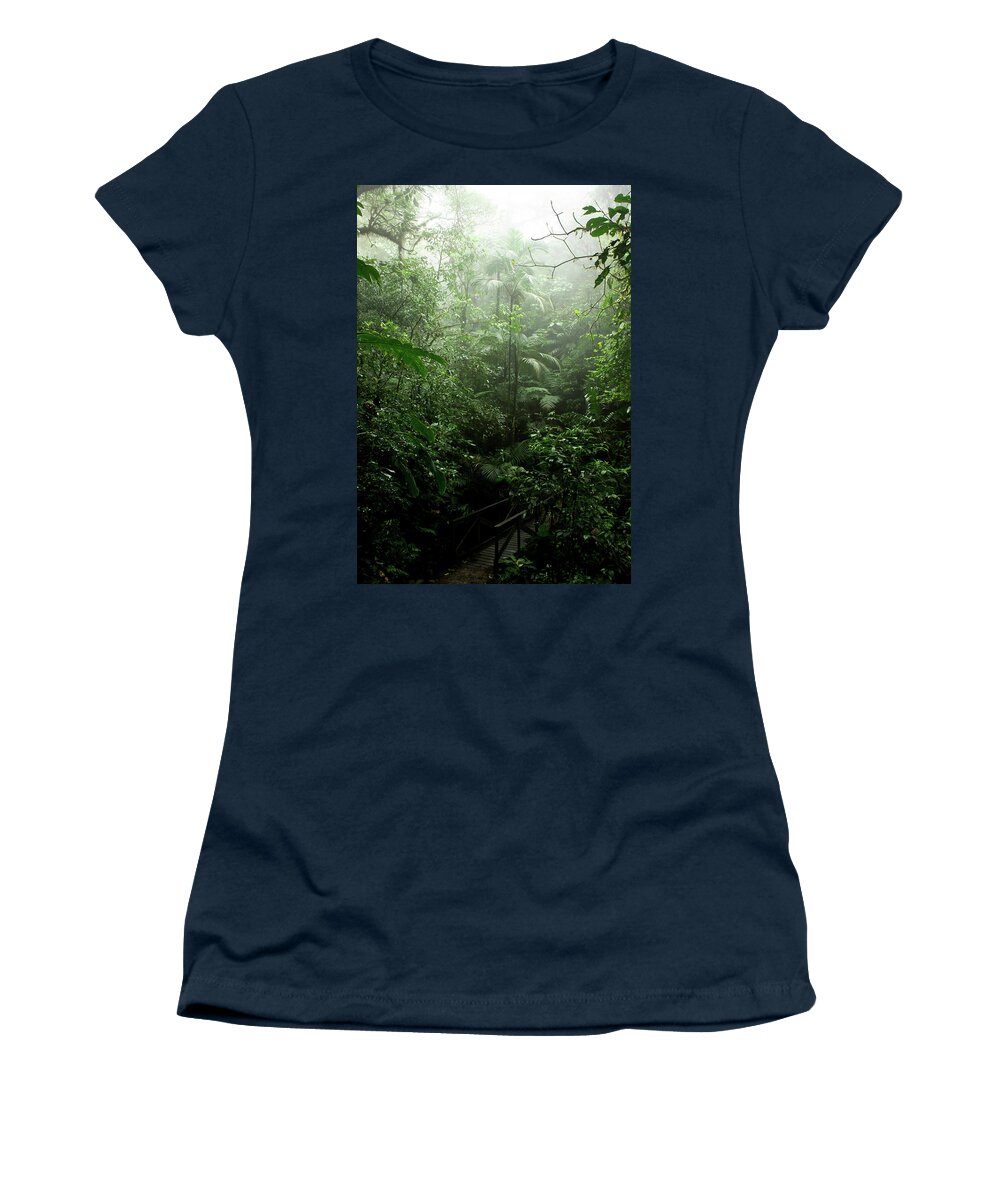 Rainforest Women's T-Shirt featuring the photograph Into the Cloud Forest by Nicklas Gustafsson