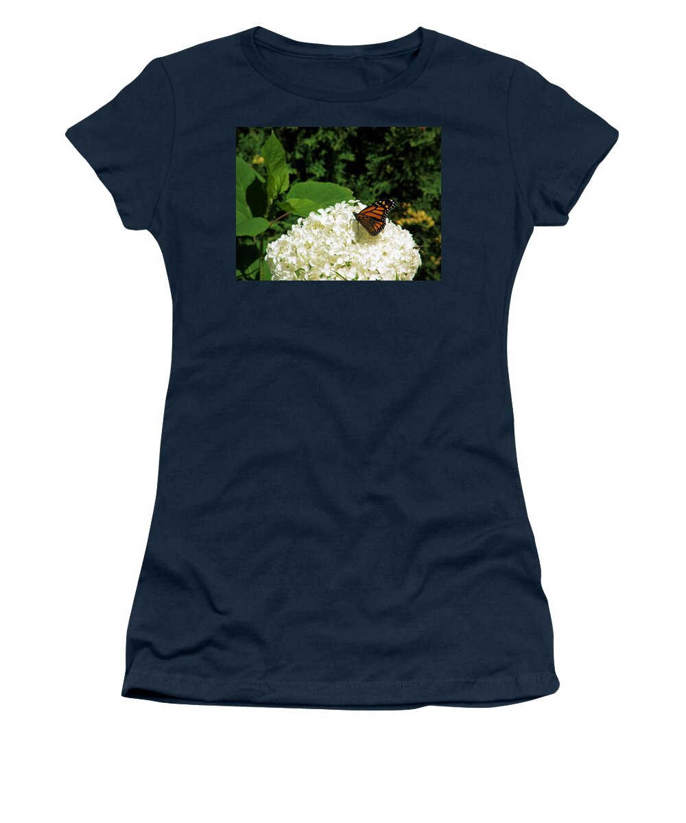  Monarch Women's T-Shirt featuring the photograph Island Butterfly by Victor Thomason