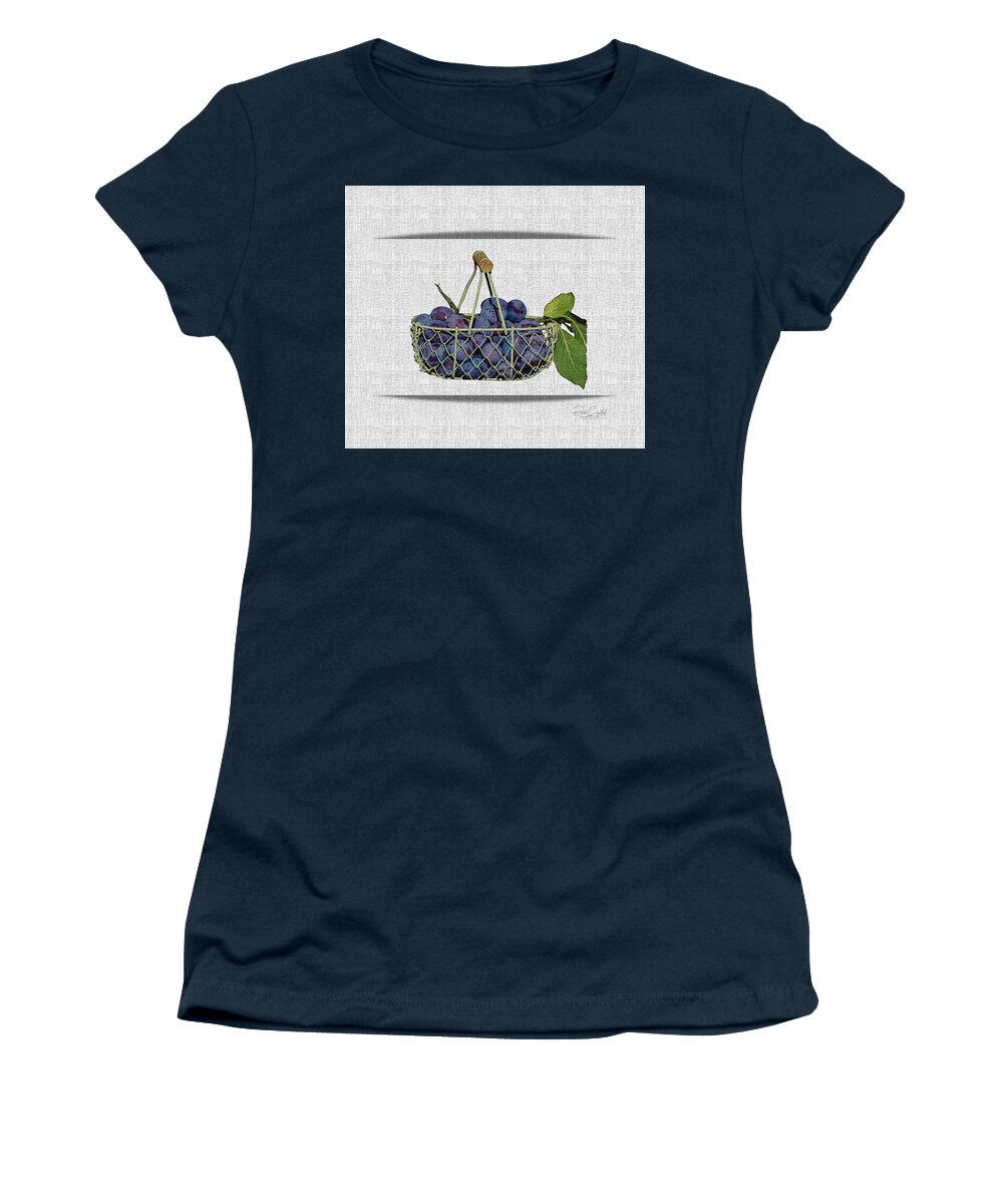 Plums Women's T-Shirt featuring the photograph Isn't That Just Plum Perfect by Rene Crystal