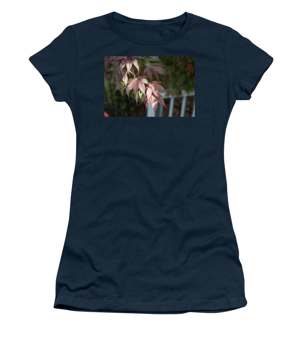  Women's T-Shirt featuring the photograph Japanese Maple by Heather E Harman