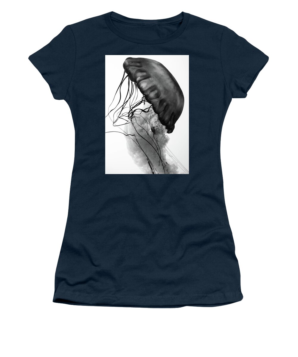 Jellyfish Women's T-Shirt featuring the photograph Jellyfish by Shirley Radabaugh