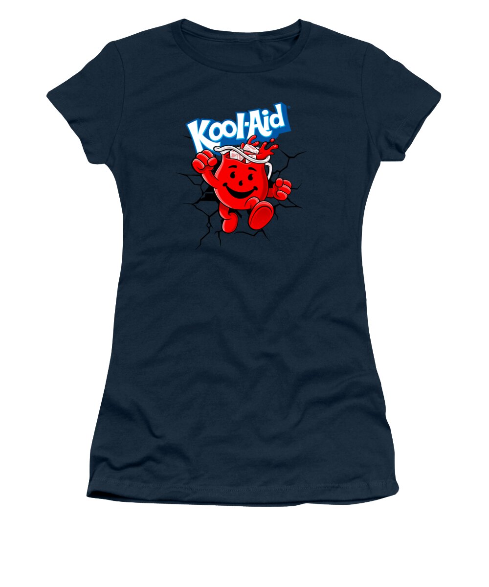 Kool Aid Mens Oh Yeah Shirt Drink Mix Man Oh Yeah Graphic Women's T-Shirt  by Eve Otto - Pixels
