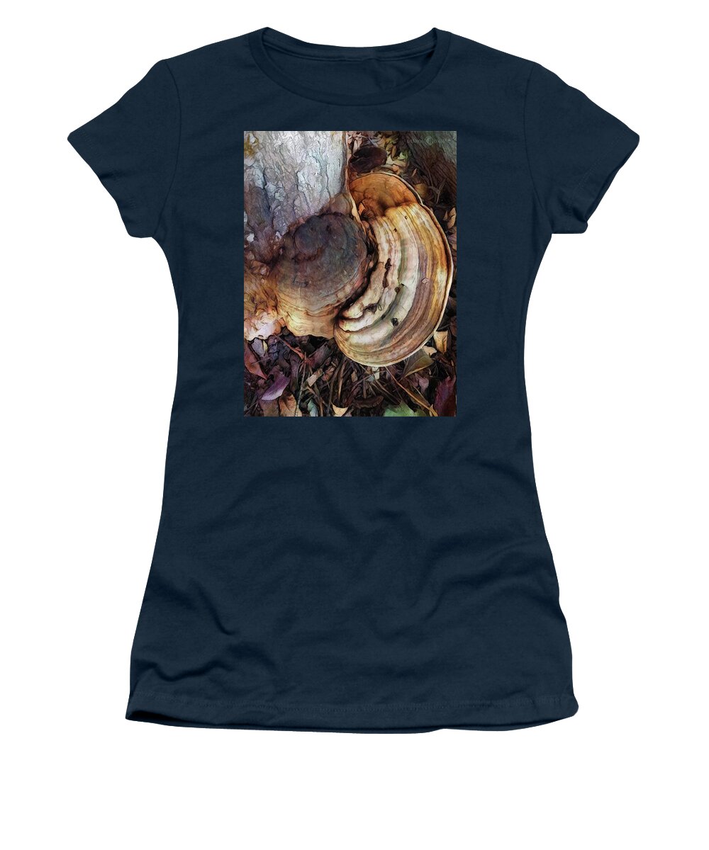 Photo Women's T-Shirt featuring the photograph Rings Of Fungi by Tim Nyberg