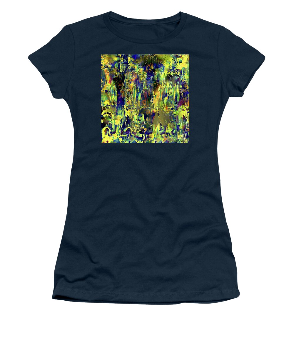 A-fine-art Women's T-Shirt featuring the painting L.A Hollywood 8/The Audition by Catalina Walker