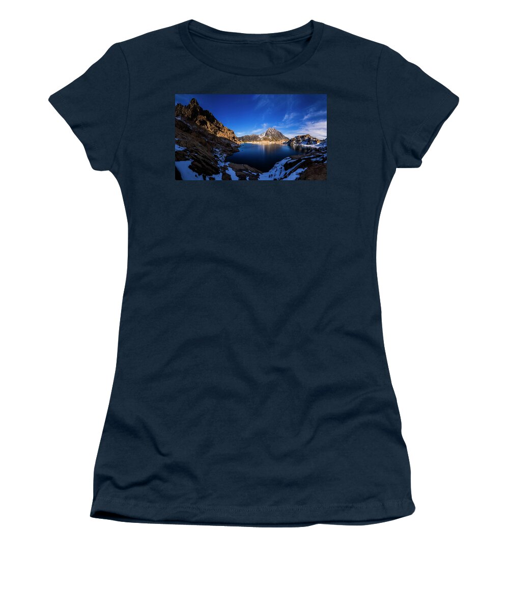 Scenic Women's T-Shirt featuring the photograph Lake Ingalls 2 by Pelo Blanco Photo
