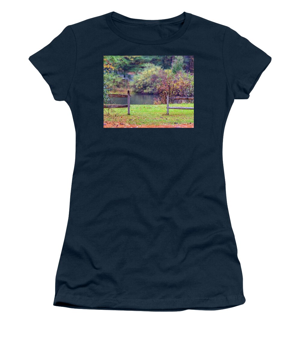 Landscapes Women's T-Shirt featuring the photograph Landscape Photography - Rural Scene in NJ by Amelia Pearn
