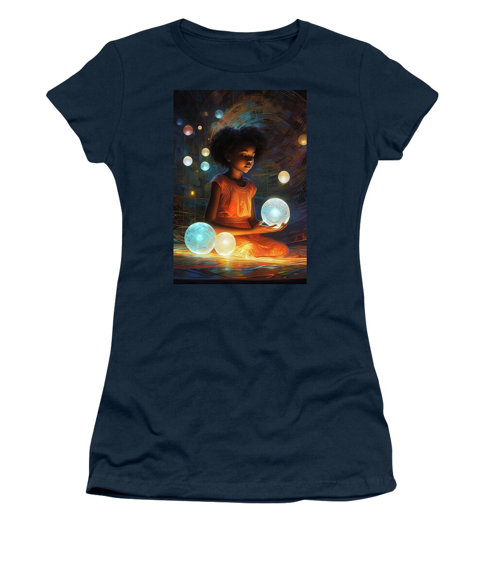Magic Women's T-Shirt featuring the digital art Lfb Xvii by Jeff Malderez