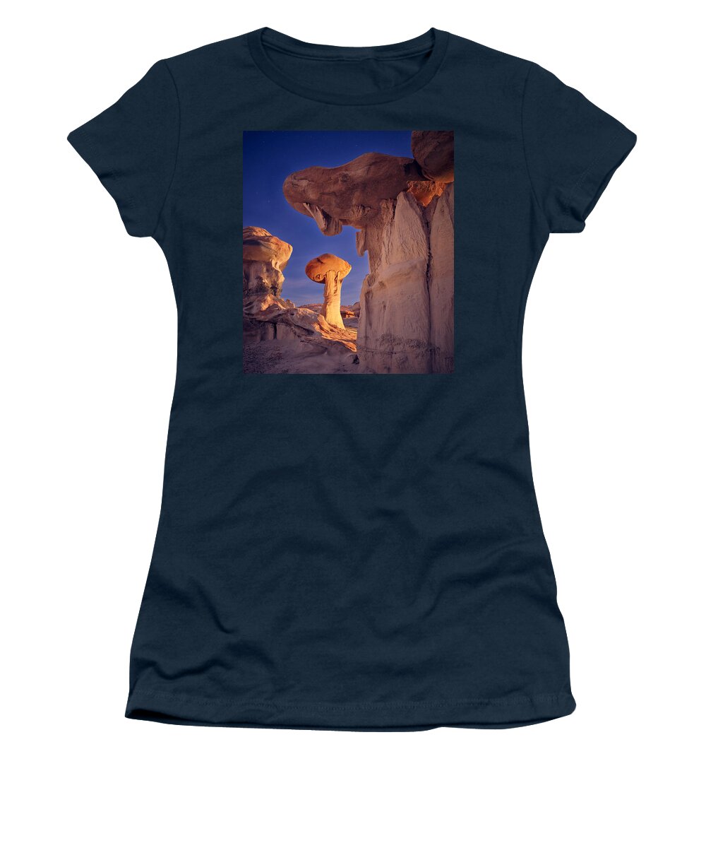 Badlands Women's T-Shirt featuring the photograph Light There Be by Peter Boehringer