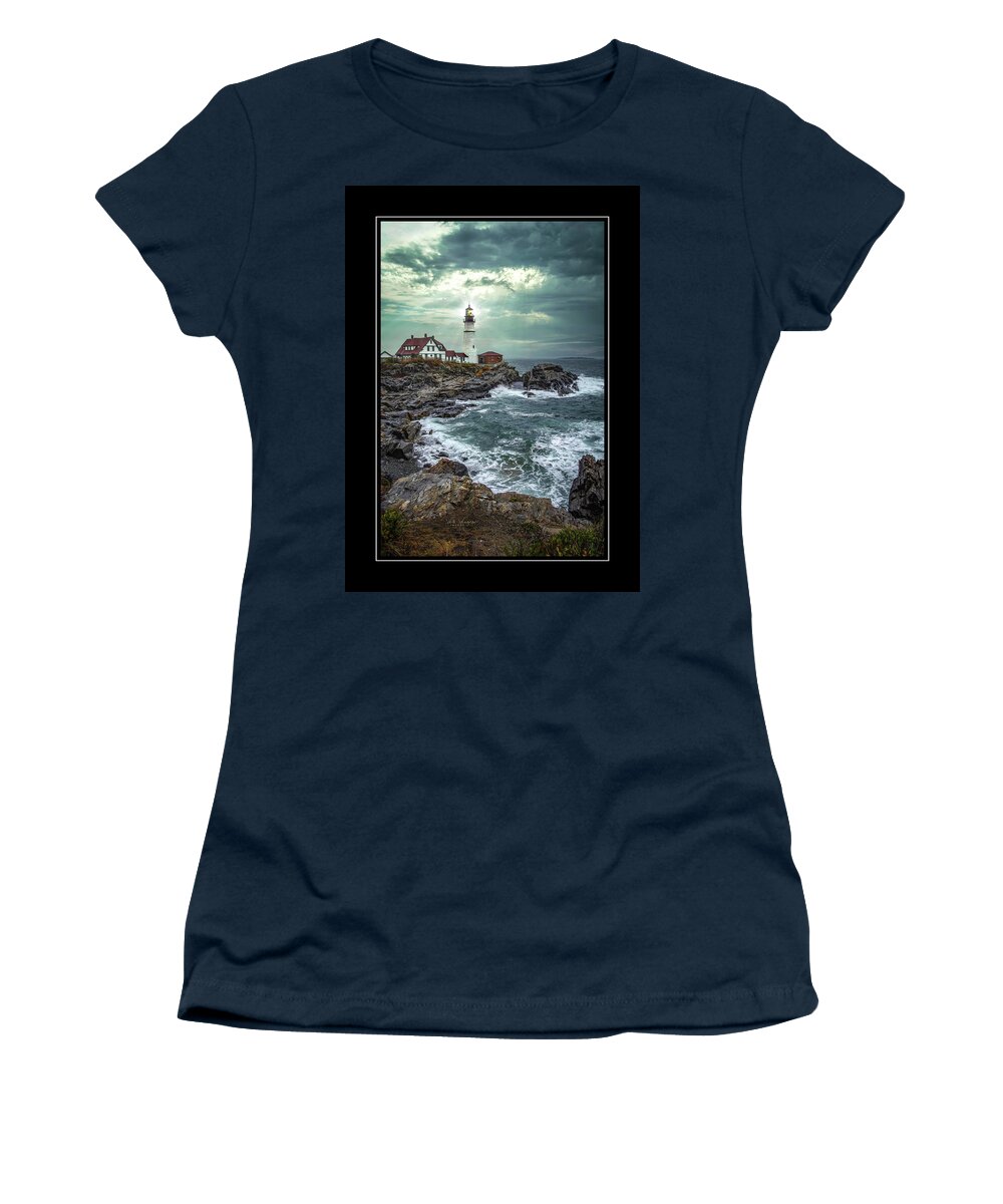 Lighthouse Women's T-Shirt featuring the photograph Lighthouse 6 by Will Wagner