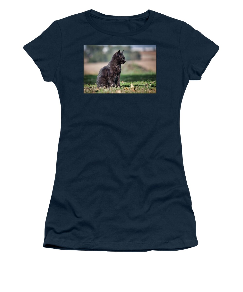 Cat Women's T-Shirt featuring the photograph Little Bear's Profile by American Landscapes
