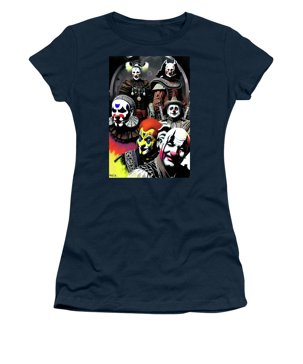 Unique Women's T-Shirt featuring the digital art Lol Xi by Jeff Malderez