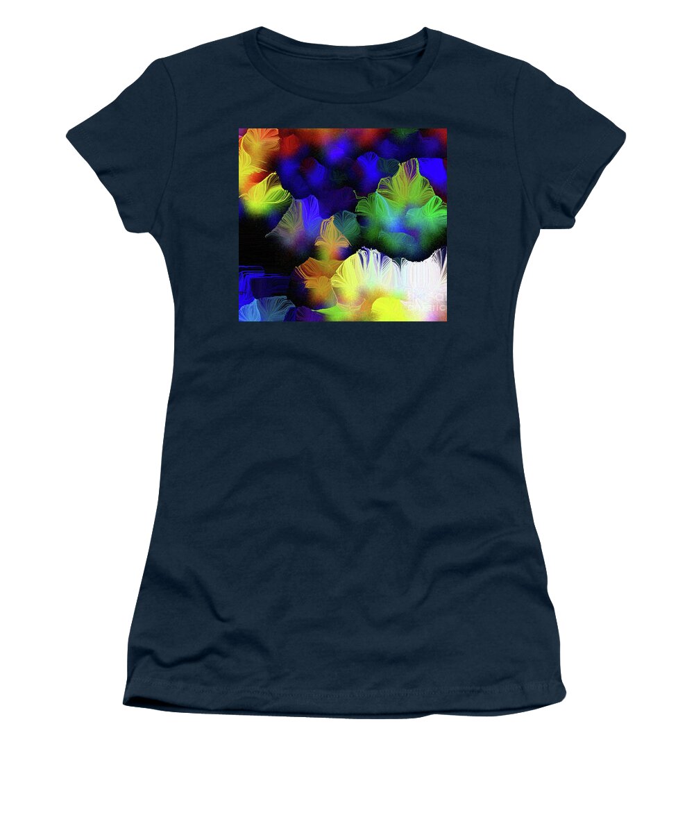 Home Women's T-Shirt featuring the painting Made It Home Again    by Aberjhani