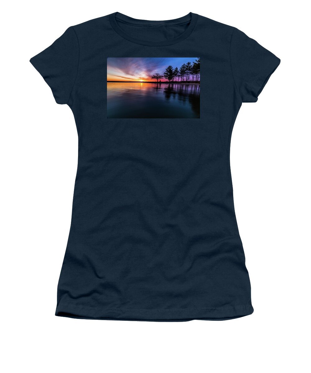 Sunrise Women's T-Shirt featuring the photograph Magical Beginnings by Joe Holley